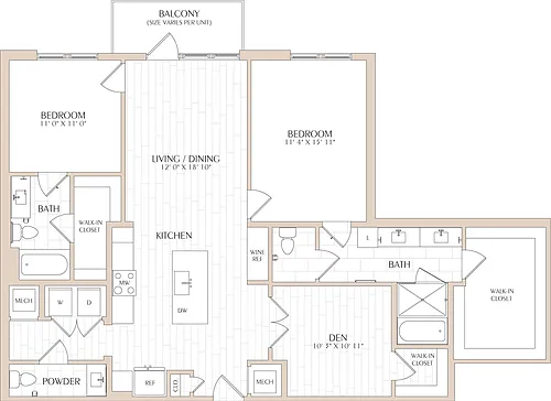 Floor plan B01