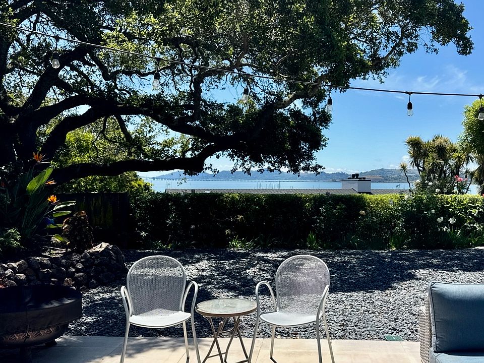 Water views back patio