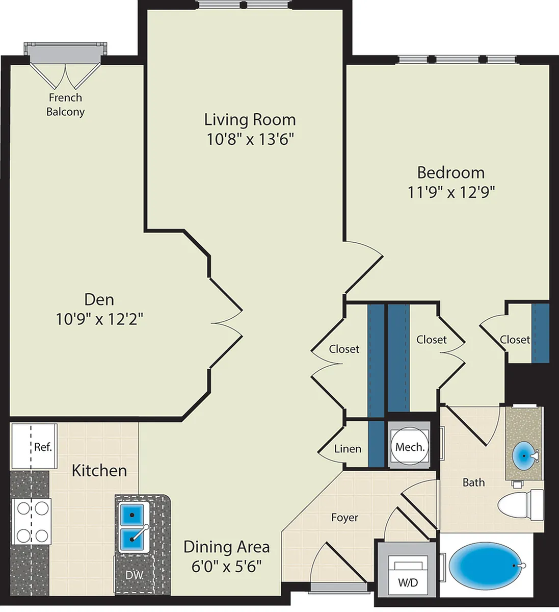 Floor plan The Fillmore