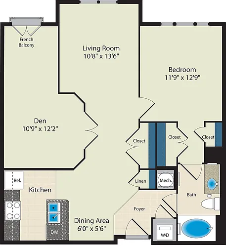 Floor plan The Fillmore
