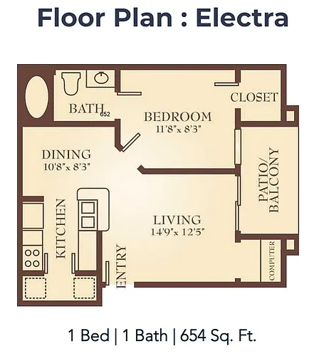 Floor plan Electra