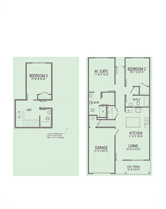 Floor plan Fullerton