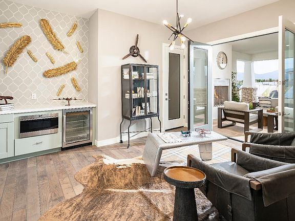 Casita with french doors leading to front patio