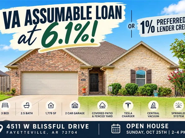 4511 W Blissful Dr, Fayetteville, AR 72704