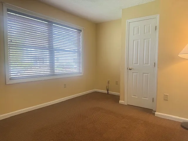 Bedroom view to closet