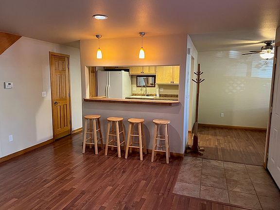 Kitchen portal and counter stools