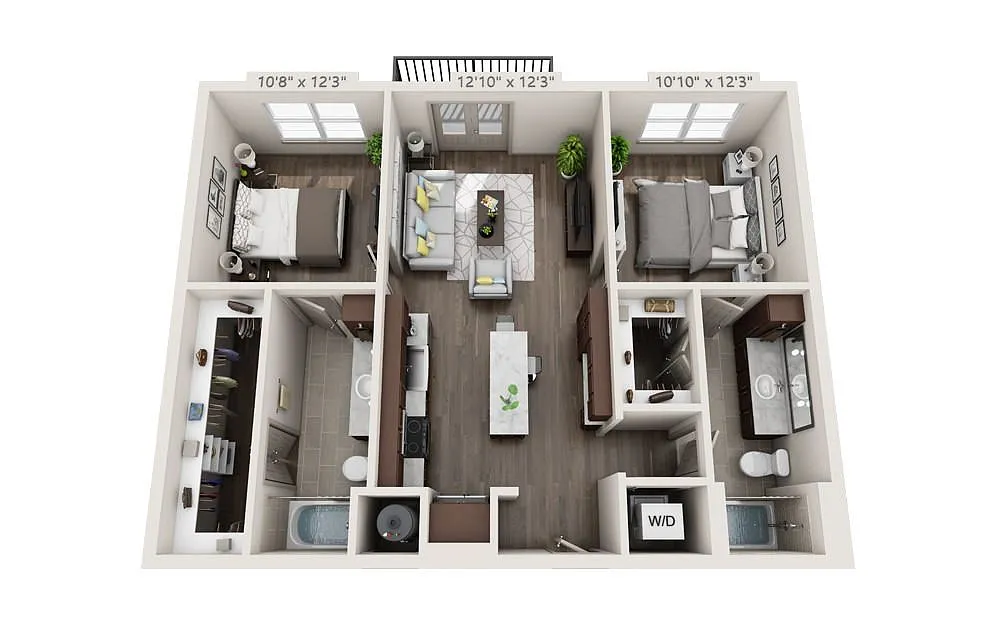 Floor plan B1 - AFF