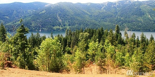 View to the west from building site.