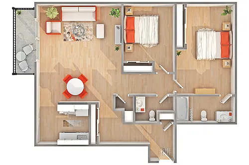 Floor plan B2