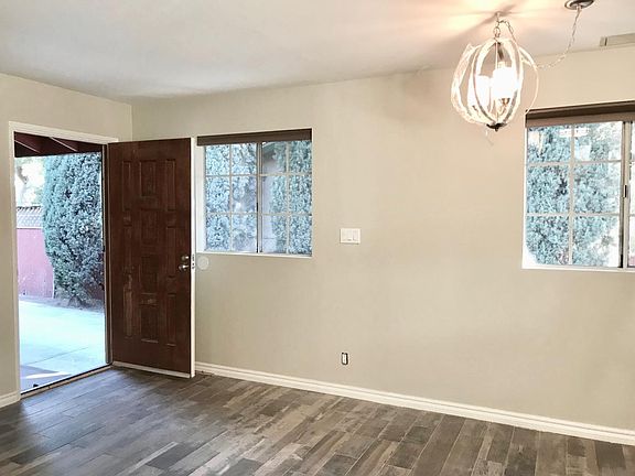 Entry and living room area.