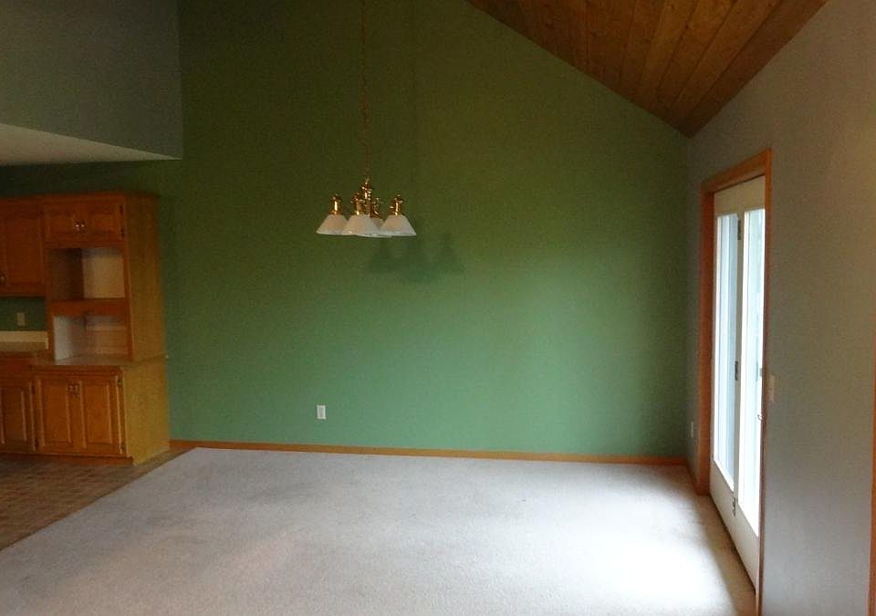 Living Room with vaulted ceiling