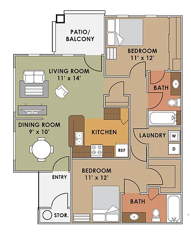 Floor plan B1S