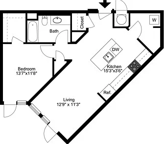 1 Bedroom Luxury B 1 Bedroom Luxury B
