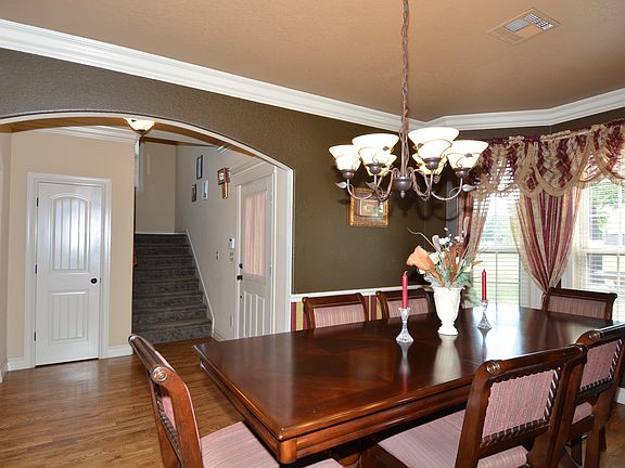 Dining w/ Custom Drapes