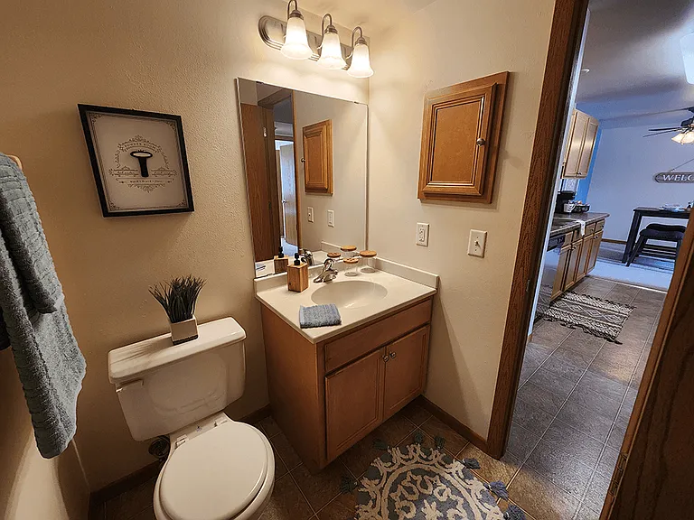 Spacious Bathrooms