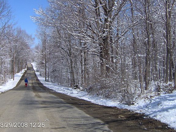 Looking down Allen Rd. Property on Right