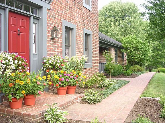 Walk way to Front Door