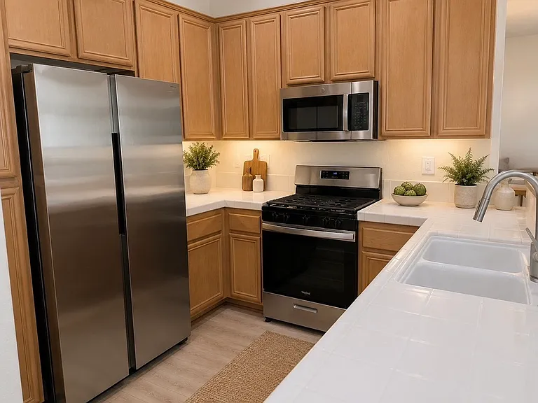 Kitchen Virtually Staged