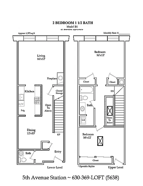 Floor plan B1