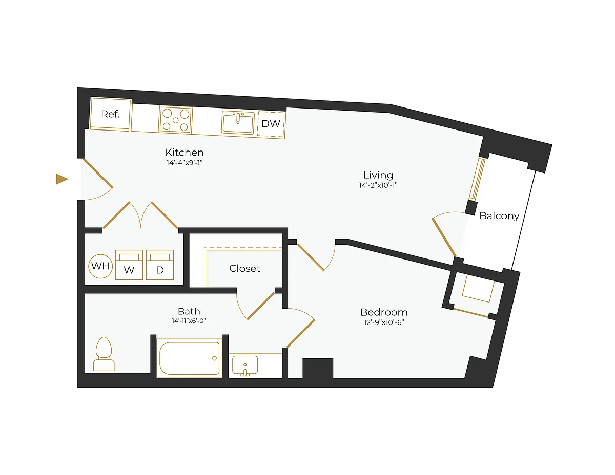 Floor plan A2 ADA