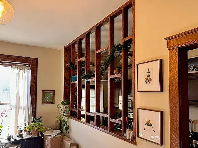 This is a hole in the wall. But the good kind. You can make it look all nice. I believe in you.