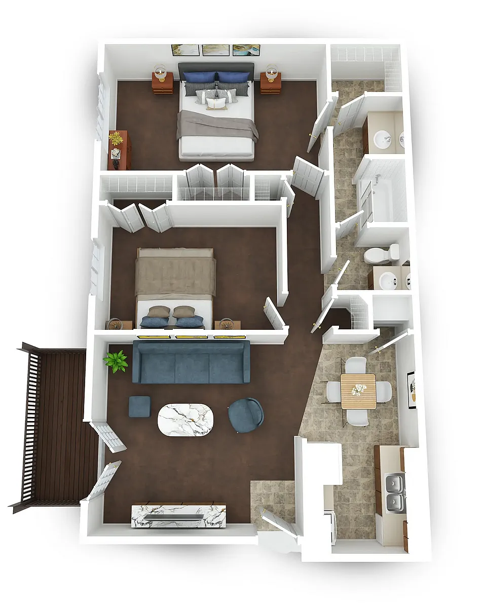 Floor plan 2B