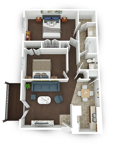 Floor plan 2B