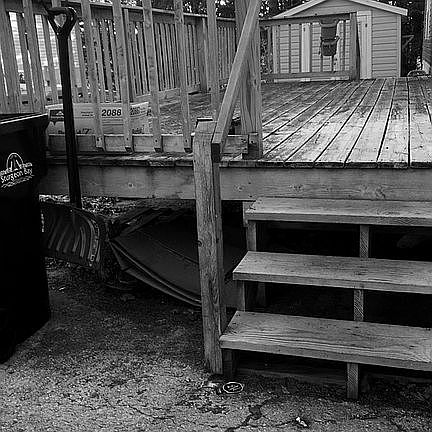 Front deck
