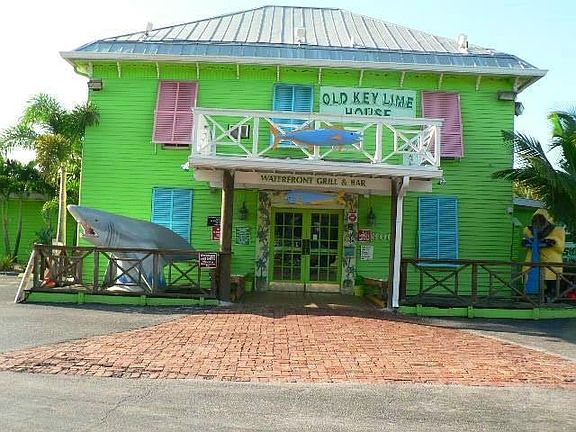 One of many local restaurants and bars along E Ocean Avenue in Lantana..
