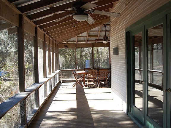 Screened in front porch