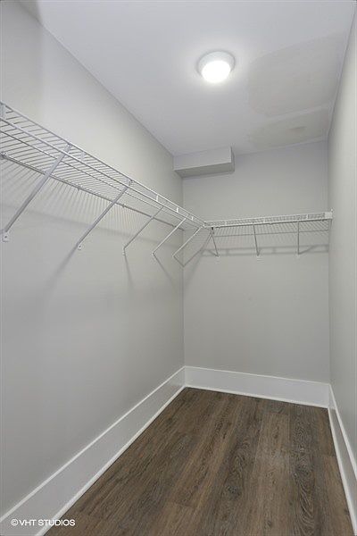 Walk-in closet for primary bedroom