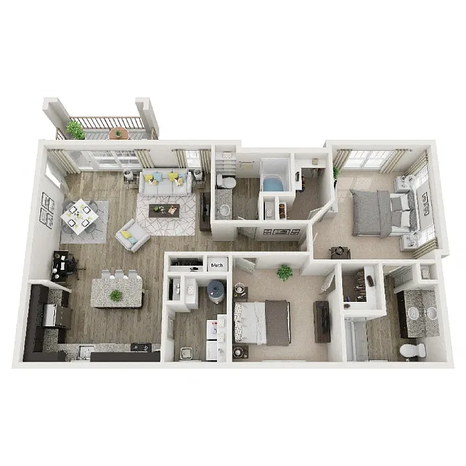 Floor plan The Graham