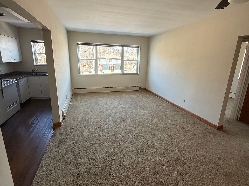 Sunny living room with large window
