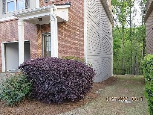 Side elevation of the house
