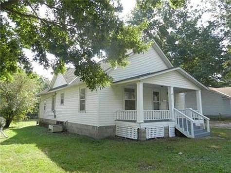 Covered front porch has been reinforced.