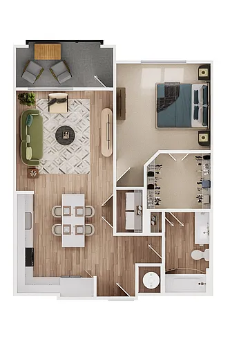 Floor plan 1B3