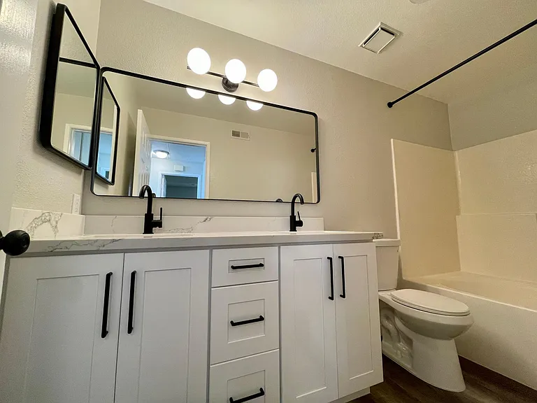 Newly renovated bathroom