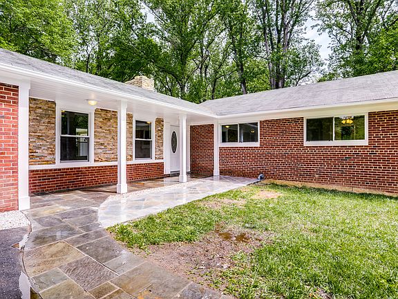 Stone paved entrance