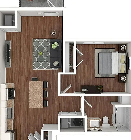 A2 3D Floorplan A2 3D Floorplan