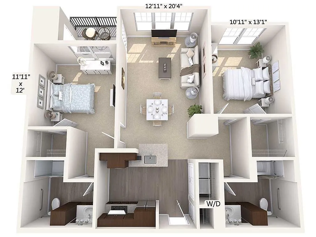 Floor plan B2-AC
