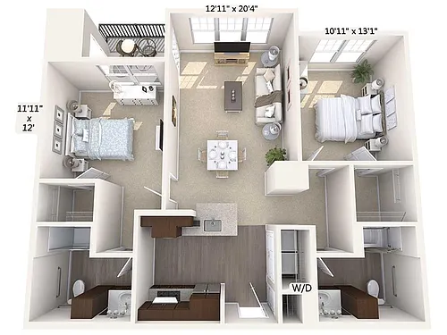 Floor plan B2-AC