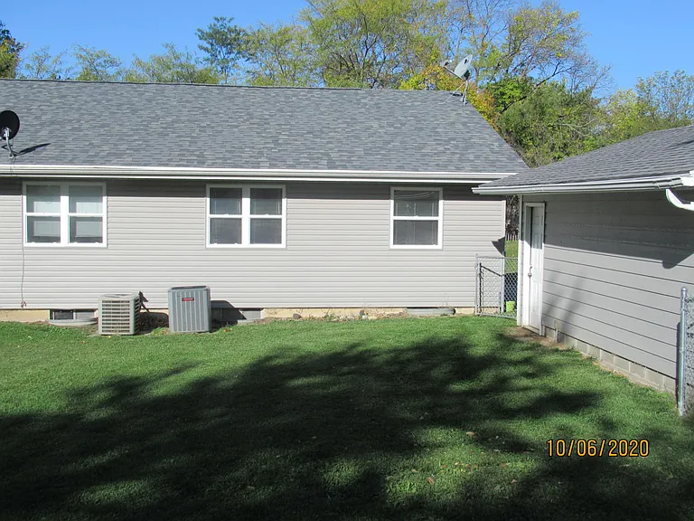 Your Garage and backyard