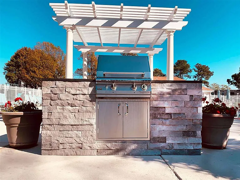 Grills for outdoor BBQs
