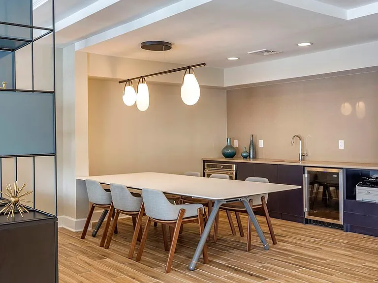 Resident lounge kitchenette