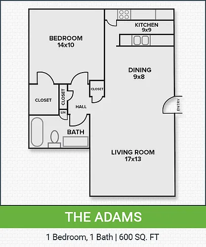Floor plan 1X1