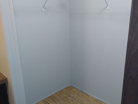 walk in closet attached to master bathroom