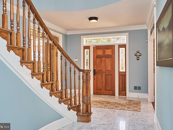 Grand Entry Marble Floored Foyer