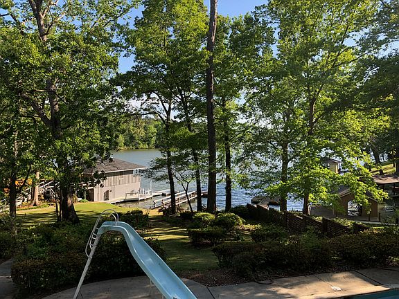 Backyard view from deck