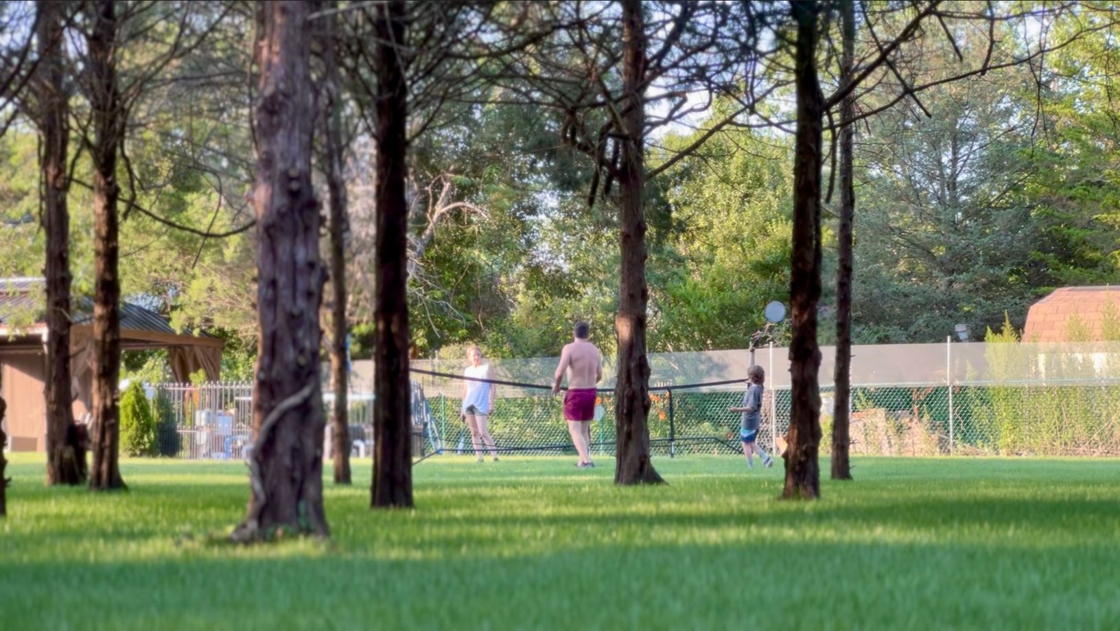 Pickleball court