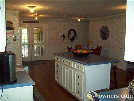 Kitchen view from sunroom